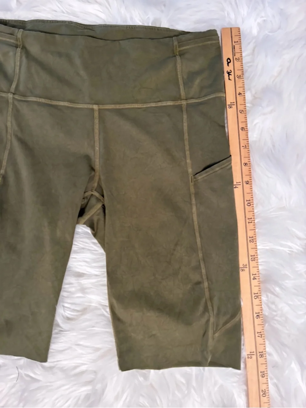 Lululemon Fast & Free Short 10” *Ice Wash Moss Green Bike Shorts 8 Style LW7BGHS